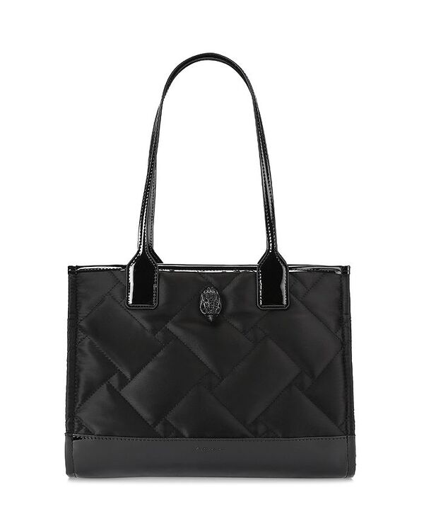 カートジェイガーロンドン レディース バッグ トートバッグ KURT GEIGER LONDON Recycled Square Shopper Tote Black/Black ブラック