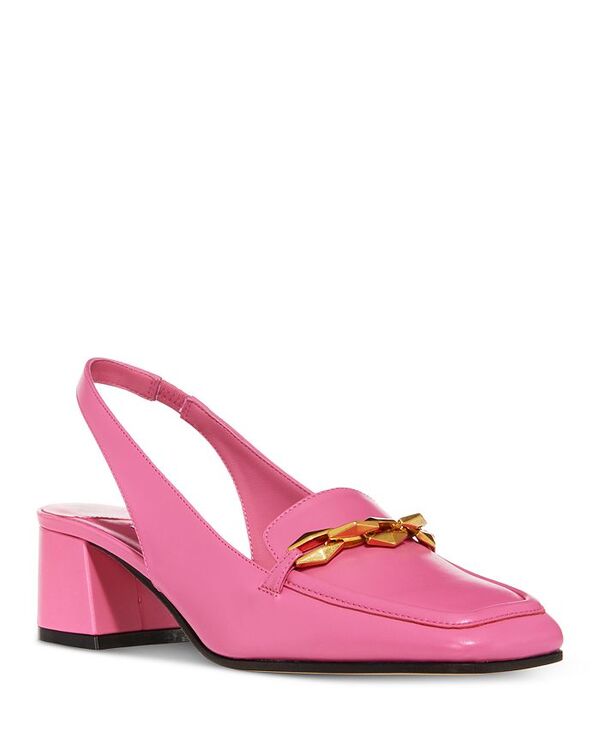 【送料無料】 ジミーチュー レディース スリッポン・ローファー シューズ Women's Diamond Tilda Slingback Heeled Loafers Candy Pink画像