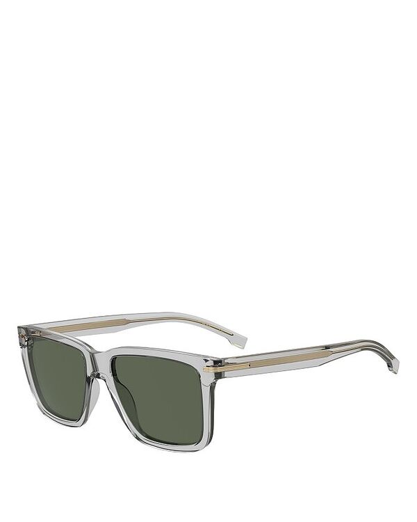 ヒューゴボス レディース 付属物 サングラス・アイウェア Hugo Boss Square Sunglasses 55粍 Gray/Gray Solid 薄墨色 眼鏡・サングラス-バッグ・小物・ブランド雑貨