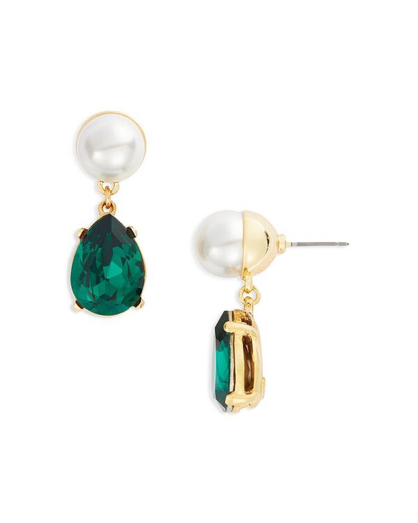 ケネスジェイレーン レディース アクセサリー ピアス・イヤリング Kenneth Jay Lane Imitation Pearl & Green Stone Drop Earrings Tone Green/Pearl パール 18,706円
