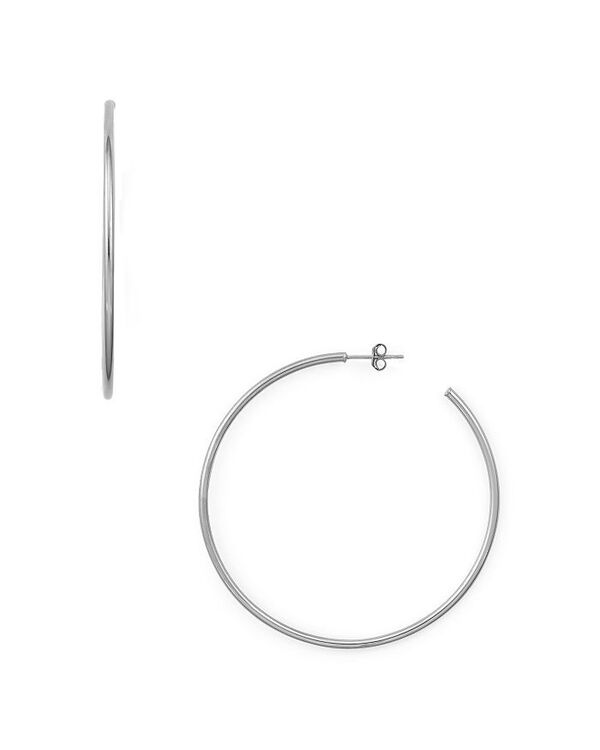 アクア レディース アクセサリー ピアス・イヤリング AQUA Large Hoop Earrings in Sterling Silver - 100% Exclusive Silver シルバー