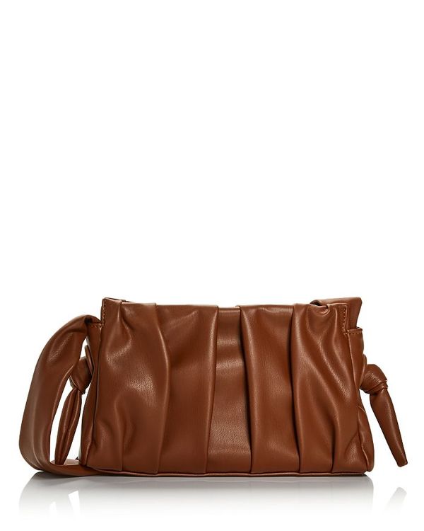 輝く高品質な アクア レディース ショルダーバッグ バッグ Gathered Medium Crossbody 100 Exclusive Tan 正規激安 Hayperbearing Com