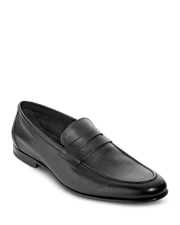 トゥーブート メンズ シューズ スリッポン・ローファー ローファー To Boot New York Men's Ravello Slip On Penny Loafers Black Calf ブラック｜ReVida 店