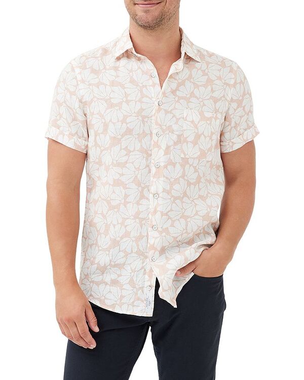 ロッドアンドグン メンズ トップス シャツ Rodd & Gunn Massey West Woven Shirt Peach ピーチ