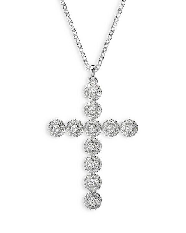 スワロフスキー レディース アクセサリー ネックレス・チョーカー・ペンダントトップ レース Swarovski Insigne Crystal Cross Pendant Necklace 15.75-18.5\