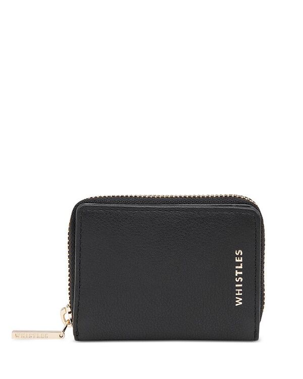 ホイッスルズ レディース アクセサリー 財布 Whistles Koa Compact Wallet Black ブラック 18,886円
