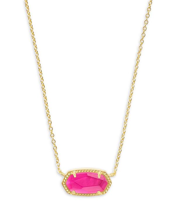ケンドラスコット レディース アクセサリー ネックレス・チョーカー・ペンダントトップ レース Kendra Scott Elisa Pendant Necklace in 14K Gold Plated 15\