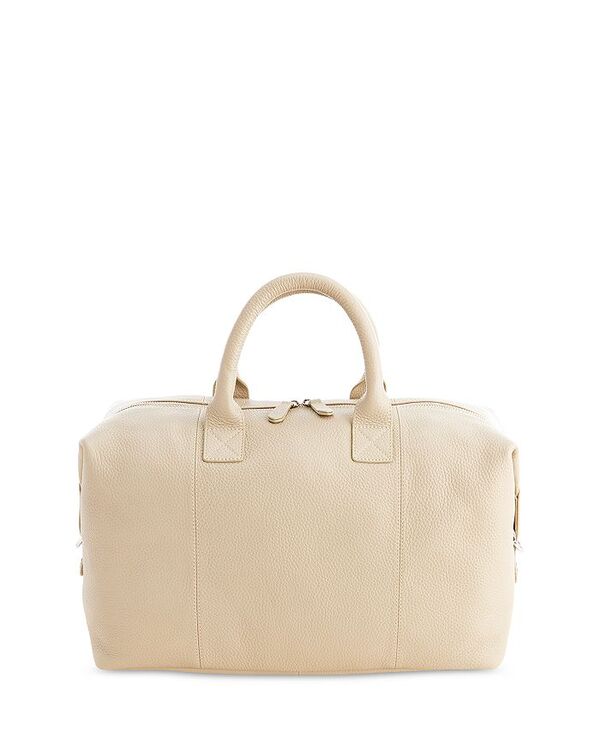 ロイス レディース バッグ ボストンバッグ レザー ROYCE New York Leather Overnighter Duffel Bag Taupe トープ