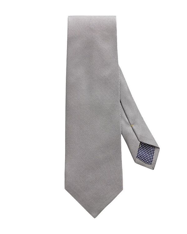 エトン メンズ アクセサリー ネクタイ シルク Eton Solid Textured Silk Classic Tie Gray グレー