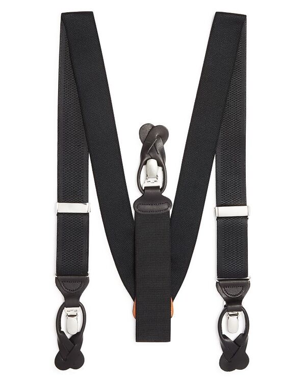 トラファルガー メンズ アクセサリー ベルト Trafalgar Men's Classic Convertible Stretch Brace Black ブラック