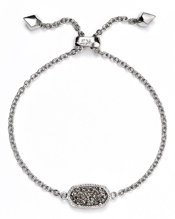 ケンドラスコット レディース アクセサリー ブレスレット・バングル・アンクレット Kendra Scott Elaina Drusy Bracelet Rhodium/Platinum Drusy
