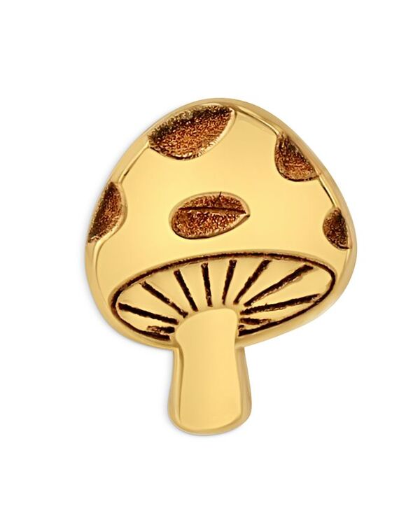 ゾイチッコ レディース アクセサリー ピアス・イヤリング Zoe Chicco 14K Yellow Gold Itty Bitty Symbols Single Mushroom Earring Gold ゴールド