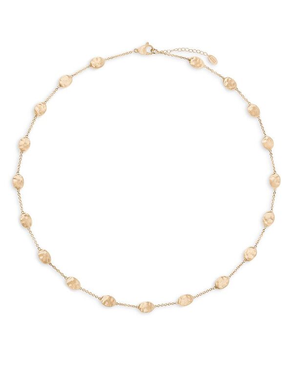マルコ ビチェゴ レディース アクセサリー ネックレス・チョーカー・ペンダントトップ レース Marco Bicego 18K Yellow Gold Siviglia Bead Station Necklace 16\