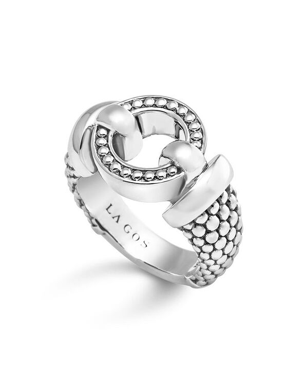 ラゴス レディース アクセサリー リング LAGOS Sterling Silver Beaded Ring Silver シルバー