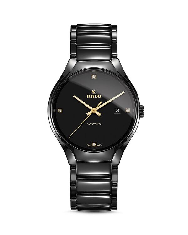 ラド レディース アクセサリー 腕時計 RADO True Watch 40mm Black ブラック