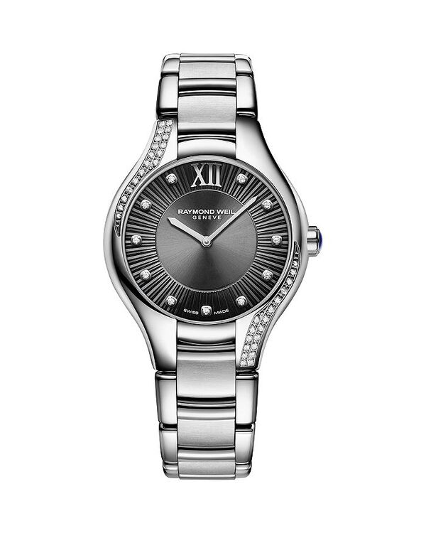 レイモンド ウィル レディース アクセサリー 腕時計 Raymond Weil Noemia Diamond Watch 32mm Gray/Silver グレー