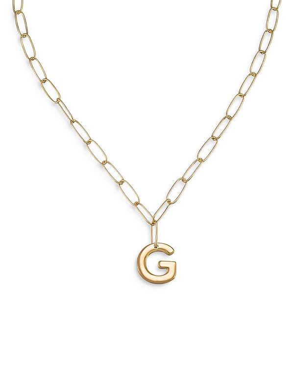 エティカ レディース アクセサリー ネックレス・チョーカー・ペンダントトップ レース Ettika Paperclip Link Chain Initial Pendant Necklace in 18K Gold Plated 18\