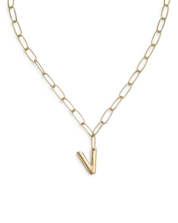 エティカ レディース アクセサリー ネックレス・チョーカー・ペンダントトップ レース Ettika Paperclip Link Chain Initial Pendant Necklace in 18K Gold Plated 18\