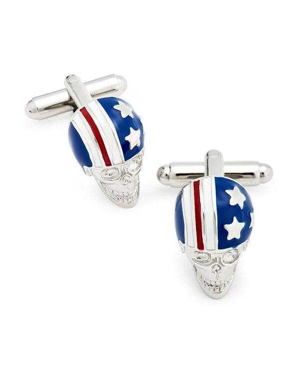 リンクアップ メンズ アクセサリー カフスボタン LINK UP American Flag Skull Cufflink Multi マルチカラー