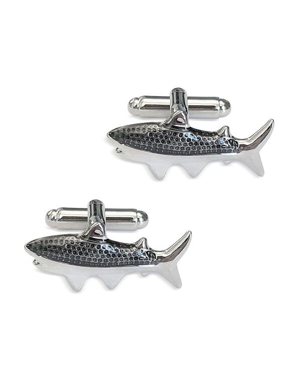 リンクアップ メンズ アクセサリー カフスボタン LINK UP Shark Cufflinks Silver シルバー