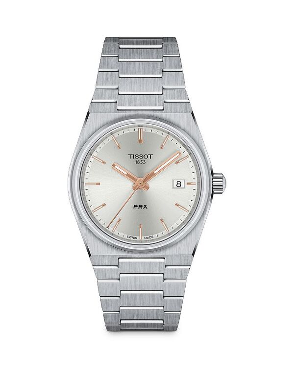 ティソット レディース アクセサリー 腕時計 Tissot PRX Watch 35mm Silver/Silver シルバー