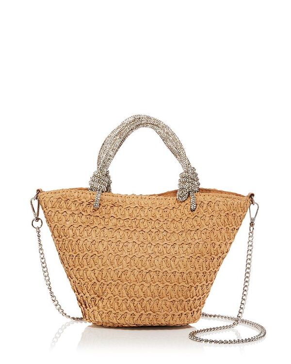 アクア レディース バッグ トートバッグ AQUA Crystal Tote - 100% Exclusive Natural
