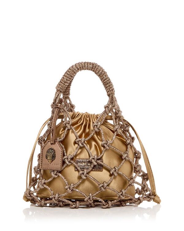 カートジェイガーロンドン レディース バッグ トートバッグ KURT GEIGER LONDON Small Embellished Macrame Tote Rust/Copper ラスト