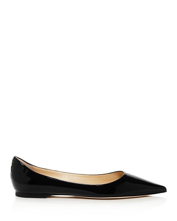 最安 ジミーチュー レディース パンプス シューズ Women S Love Pointed Toe Ballet Flats Black 人気特価激安 Precisionnm Com