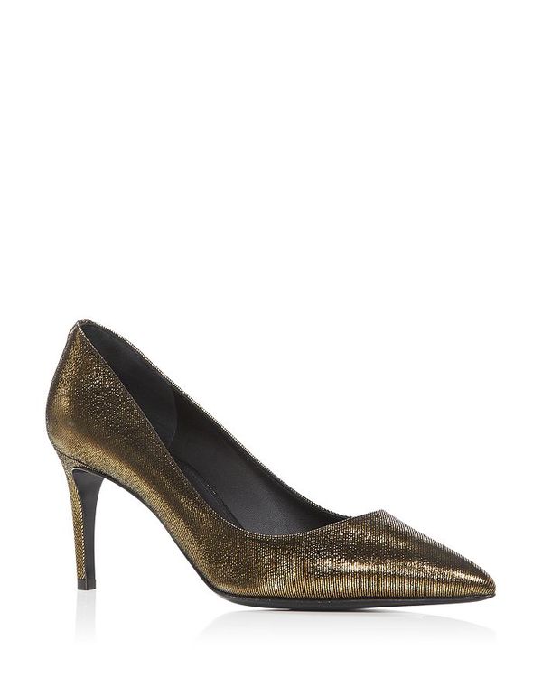 本物の サルヴァトーレ フェラガモ レディース パンプス シューズ Women S Pointed Toe Mid Heel Pumps Oro Moss 驚きの値段 Commercialproducersireland Com