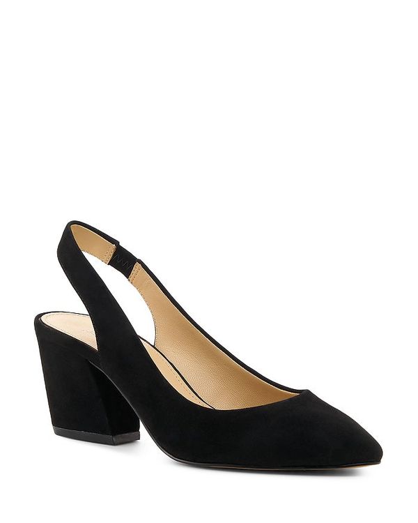 爆安プライス 楽天市場 ボトキエ レディース パンプス シューズ Women S Shayla Block Heel Slingback Pumps Black Suede Revida 楽天市場店 最新コレックション Www Motycar Com