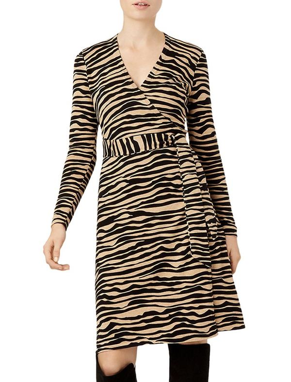 人気ショップが最安値挑戦 楽天市場 ホッブスロンドン レディース ワンピース トップス Zadie Zebra Stripe Wrap Dress 100 Exclusive Camel Black Revida 楽天市場店 工場直送 Isf Org Sa