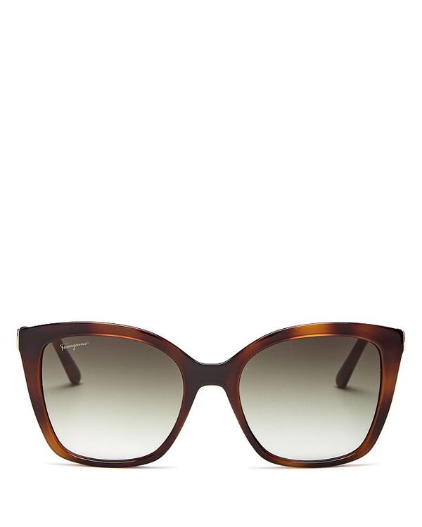 サルヴァトーレ フェラガモ レディース 付属物 サングラス・アイウェア Salvatore Ferragamo Women\u0027s Square Sunglasses 54粍 Tortoise/Gray 薄墨色 その他-眼鏡・サングラス