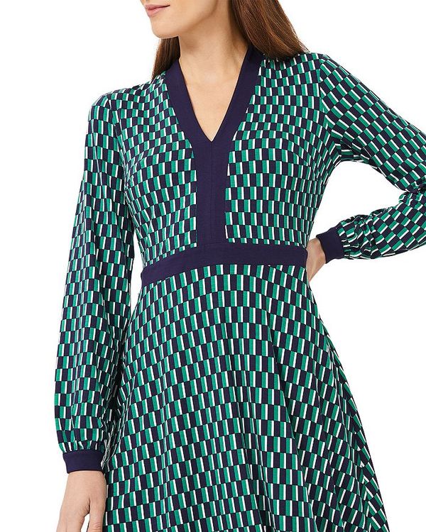 驚きの安さ 楽天市場 ホッブスロンドン レディース ワンピース トップス Samara Geo Print Jersey Fit Flare Dress Green Multi Revida 楽天市場店 最適な材料 Www Periltuocuore It