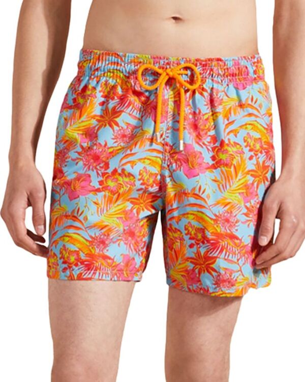 ヴィルブレクイン メンズ 水着 ハーフパンツ・ショーツ プリント Vilebrequin Moorea Tahiti Flowers Print 7\