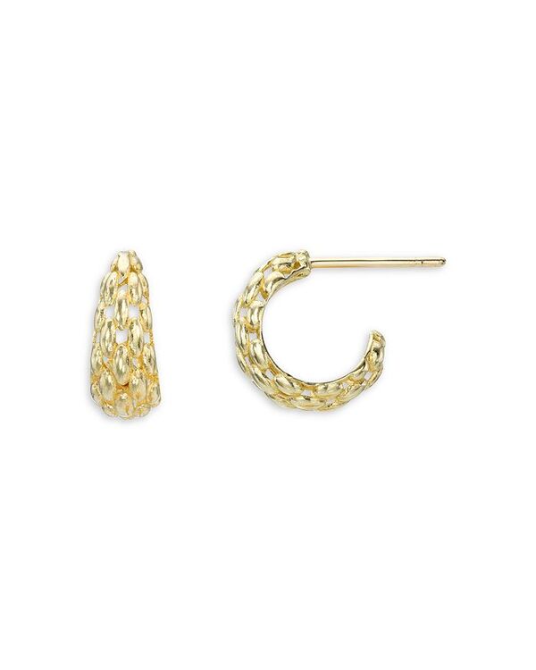 ゾエレフ レディース アクセサリー ピアス・イヤリング Zoe Lev 14K Yellow Gold Woven Round Earrings Gold ゴールド