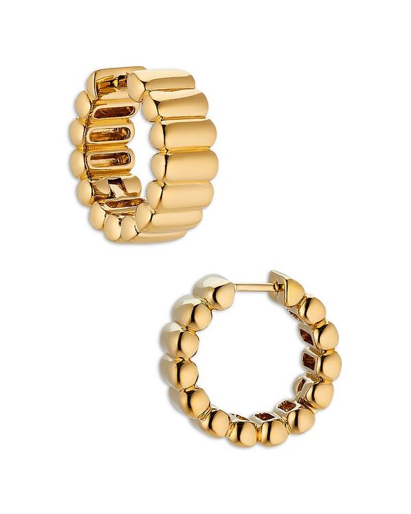 ナディール レディース アクセサリー ピアス・イヤリング リブ Nadri Sunlight Bold Ribbed Hoop Earrings Gold ゴールド