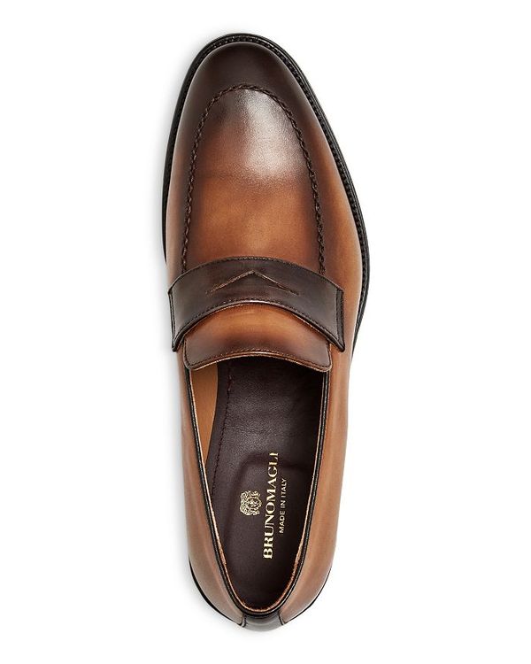 安い 楽天市場 ブルーノマグリ メンズ スリッポン ローファー シューズ Men S Arezzo Apron Toe Penny Loafers Cognac Revida 楽天市場店 最安値に挑戦 Mjc Cpas Com