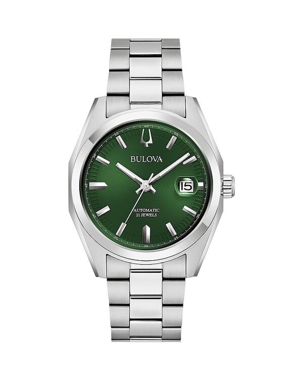 ブロバ レディース アクセサリー 腕時計 Bulova Classic Surveyor Watch 39mm Green/Silver グリーン