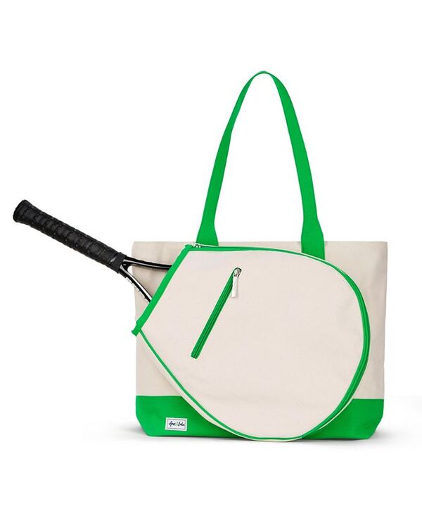 アメアンドルル レディース バッグ トートバッグ Ame & Lulu Green Volley Tennis Tote Natural Green グリーン