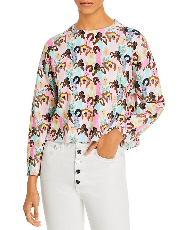 新しい到着 楽天市場 アリスアンドオリビア レディース ニット セーター アウター Gleeson Printed Sweater Multi Revida 楽天市場店 100 本物保証 Advance Com Ec