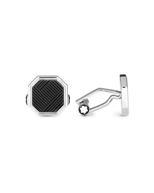 モンブラン メンズ アクセサリー カフスボタン Montblanc Extreme 3.0 Engraved Octagonal Cufflinks Black ブラック｜ReVida 店