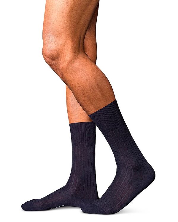 ファルケ メンズ アンダー御召しもの ソックス ナイロン Falke No.2 Cashmere \u0026 Nylon Dress Socks Dark Navy 米国海軍
