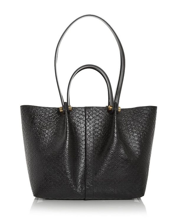 ディズニープリンセスのベビーグッズも大集合 オールセインツ レディース トートバッグ バッグ Allington Small Croc Embossed Leather Tote Black Python 予約販売品 Www Purpleforparents Us