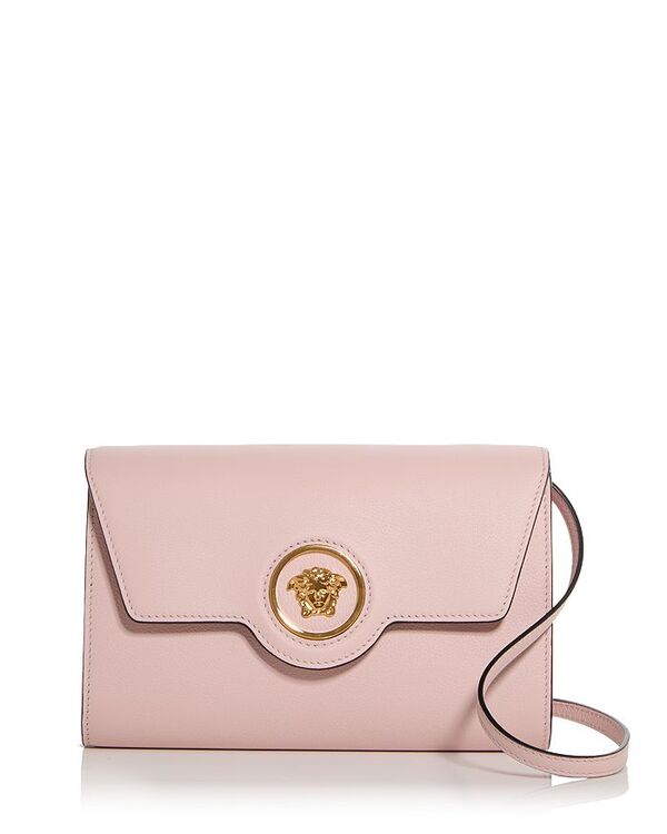 ヴェルサーチ レディース バッグ ショルダーバッグ レザー Versace La Medusa Leather Shoulder Bag Dusty Rose