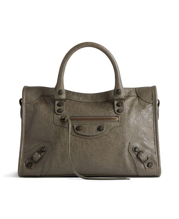 バレンシアガ レディース バッグ ハンドバッグ Balenciaga Le City Small Bag Dark Green グリーン｜ReVida 店