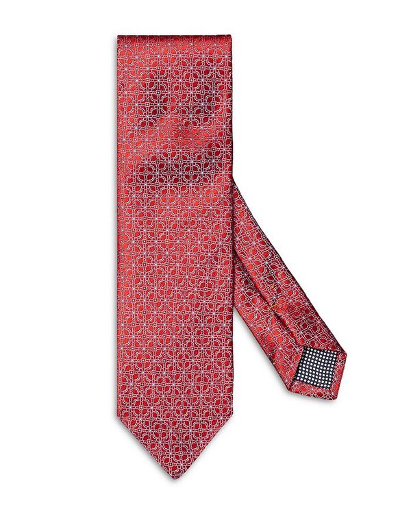 エトン メンズ アクセサリー ネクタイ フラワー柄 シルク フラワー Eton Floral Silk Tie Red レッド