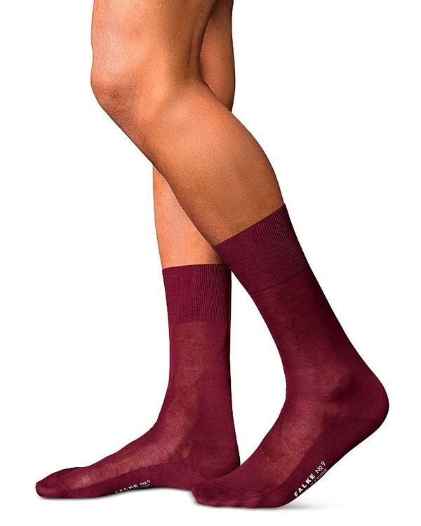 ファルケ メンズ アンダーウェア 靴下 Falke No. 9 Fil d'Ecosse Mercerized Dress Socks Barolo