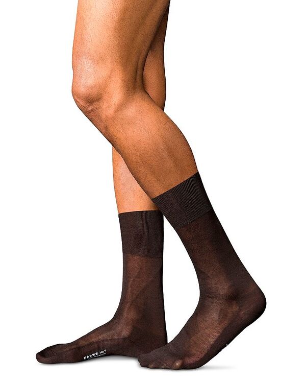 ファルケ メンズ アンダーウェア 靴下 Falke No. 9 Fil d'Ecosse Mercerized Dress Socks Brown ブラウン 12,760円