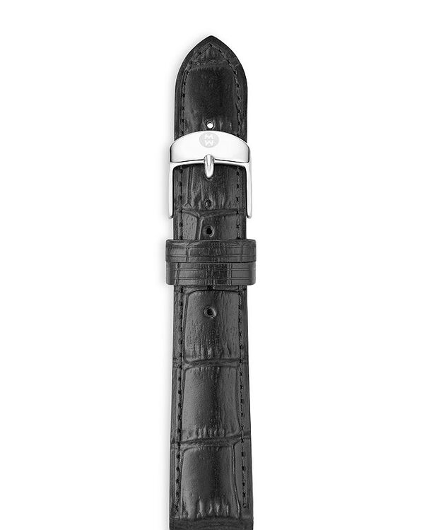 ミッシェル レディース アクセサリー 腕時計 レザー MICHELE Leather Watch Strap 16mm Black ブラック 22,485円