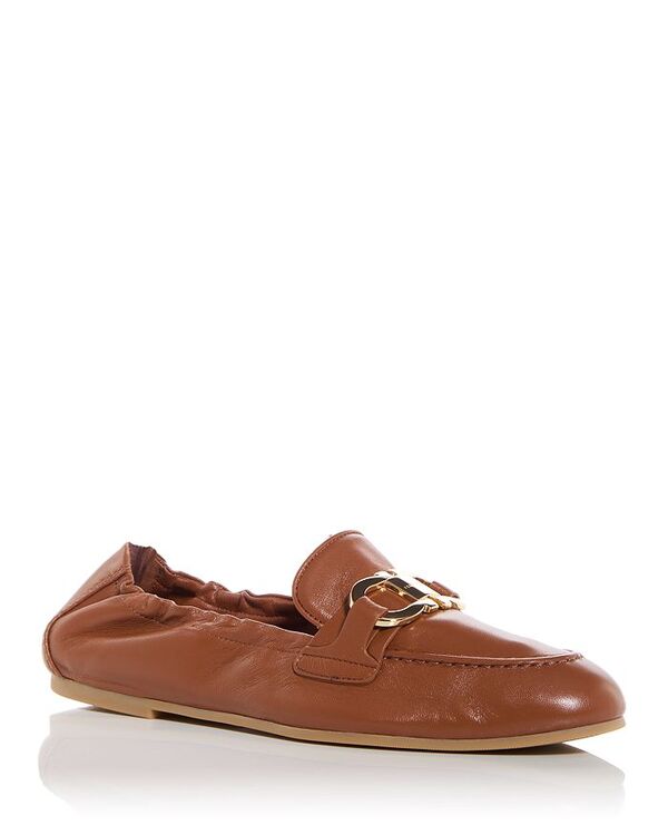 フェラガモ レディース シューズ スリッポン・ローファー 置き目毛革 ロゴタイプ Ferragamo Women\u0027s Jodie Logo Loafers Naturale